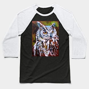 Owl portrait Baseball T-Shirt